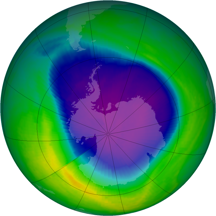 Ozone Map 2000-10-06